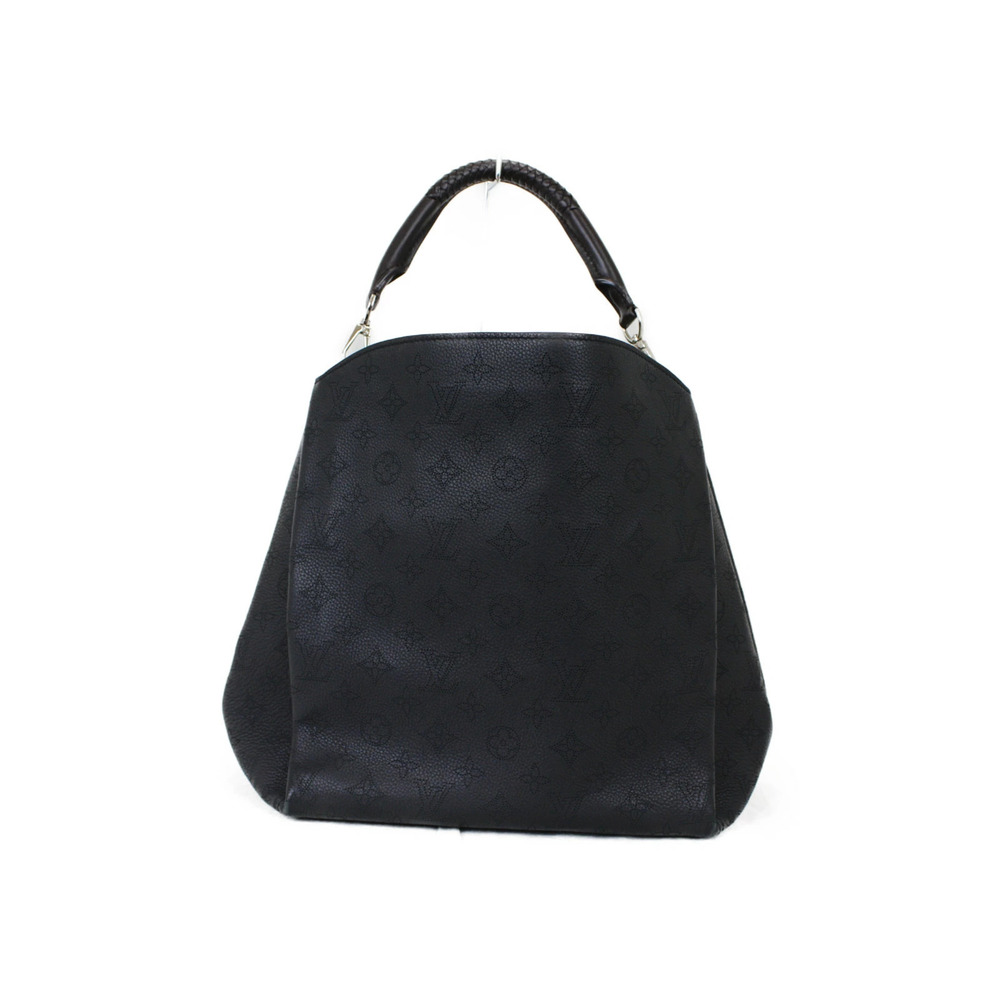 LOUIS VUITTON BlackBabylon Mahina Noir Black Tote Bag Style